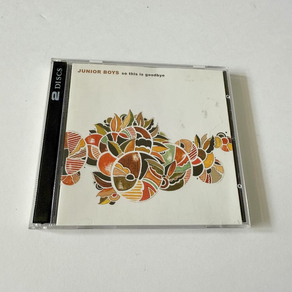 CD Junior Boys So This Is Goodbye 2 Disc Set